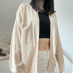 Zara Knit Overshirt size S